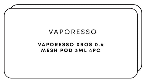 Vaporesso XROS 0.4 Mesh Pod 3mL 4pc