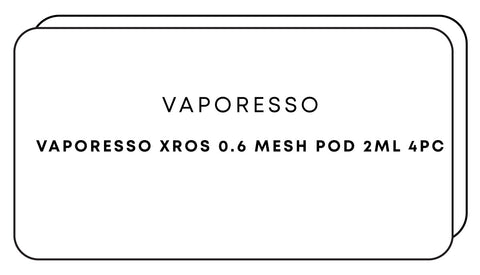 Vaporesso XROS 0.6 Mesh Pod 2ml 4pc