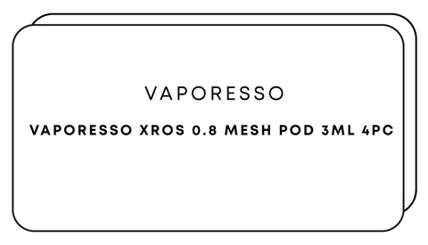 Vaporesso XROS 0.8 Mesh Pod 3mL 4pc Cosmic NZ Vaporesso XROS 0.8 Mesh Pod 3mL 4pc Cosmic NZ
