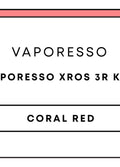 Vaporesso XROS 3R Kit | Coral Red-Image 1