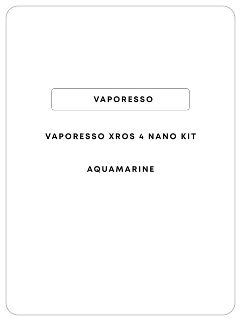 Vaporesso XROS 4 Nano Kit