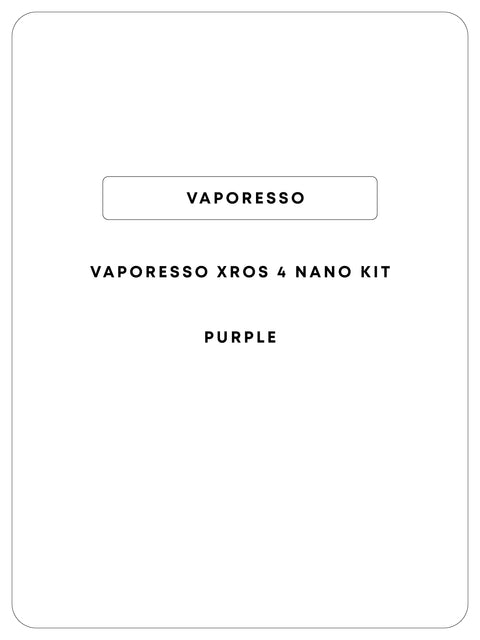 Vaporesso XROS 4 Nano Kit