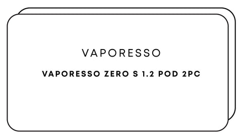 Vaporesso Zero S 1.2 Pod 2pc Cosmic NZ Vaporesso Zero S 1.2 Pod 2pc Cosmic NZ