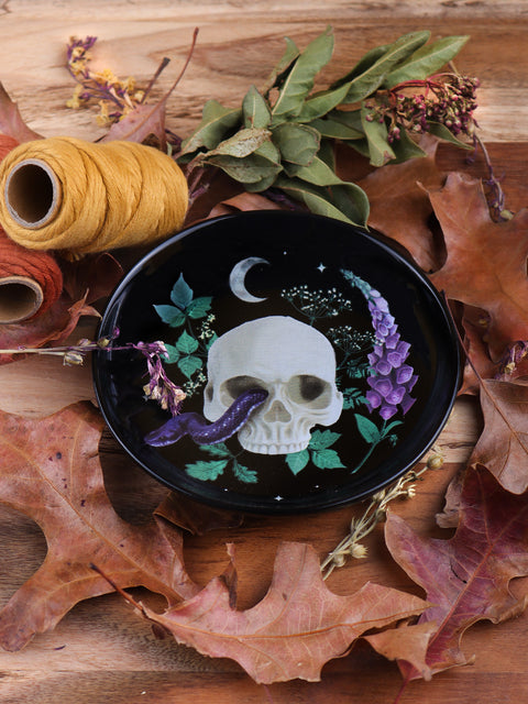 Venom & Vines Ceramic Trinket Dish