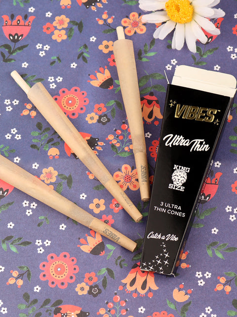 Vibes Pre-Rolled Cones KS  3 Pcs