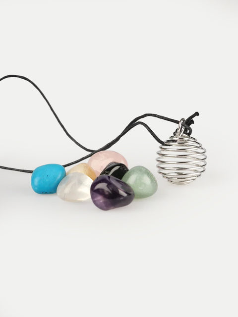 Well Being Pendants with 7 Gemstones