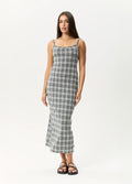 Blair - Recycled Maxi Dress | Black/White-Image 1