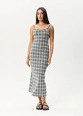 Blair - Recycled Maxi Dress | Black/White-Image 4