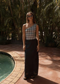 Blair - Recycled One Shoulder Top | Black/White-Image 5
