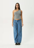 Blair - Recycled One Shoulder Top | Black/White-Image 6