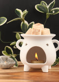 White Pentagram Cauldron Oil Burner | One Colour-Image 1