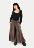 Wide Leg Smocked Pants | Agate Stripe-Image 1