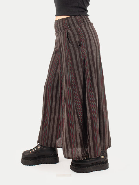Wide Leg Smocked Pants