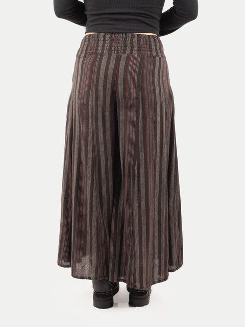Wide Leg Smocked Pants