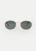 Wireframe Oval Lennon Sunglasses | Gold-Image 1