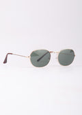 Wireframe Oval Lennon Sunglasses | Gold-Image 2