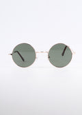 Wireframe Round Lennon Sunglasses | Gold-Image 1