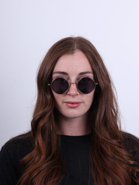 Wireframe Round Lennon Sunglasses