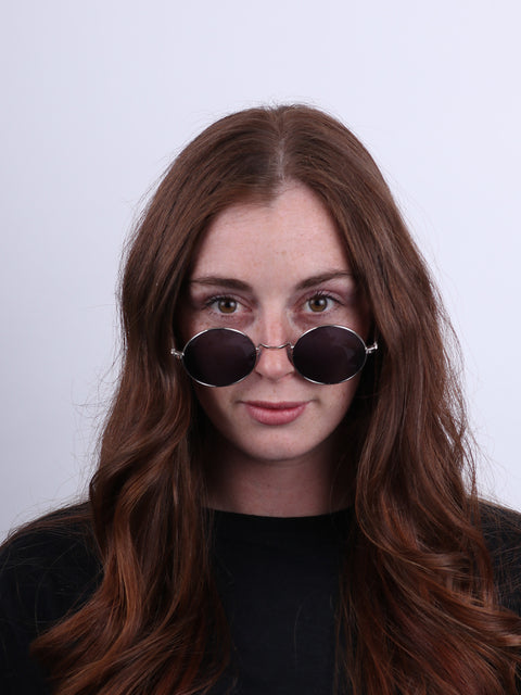 Wireframe Round Lennon Sunglasses