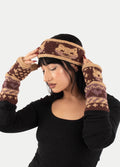 Wool Kitty Knit Headband | Brown-Image 1