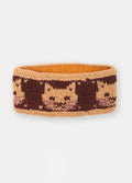 Wool Kitty Knit Headband | Brown-Image 2