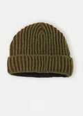 Woolen Fisherman Two Tone Beanie | Brown-Image 1