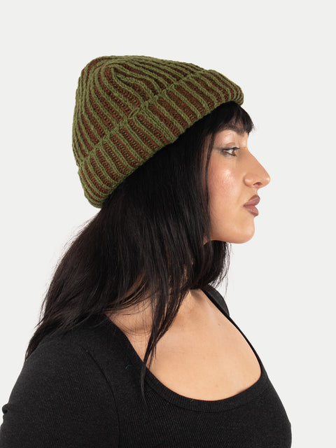 Woolen Fisherman Two Tone Beanie