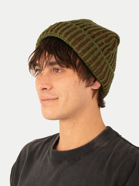 Woolen Fisherman Two Tone Beanie
