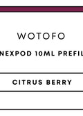 Wotofo NexPod 10mL Prefilled Pod | Citrus Berry-Image 1