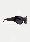 Wrap Oversized Alien Sunglasses | Black-Image 3