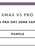 Xmax V3 Pro Vaporizer | Purple-Image 1