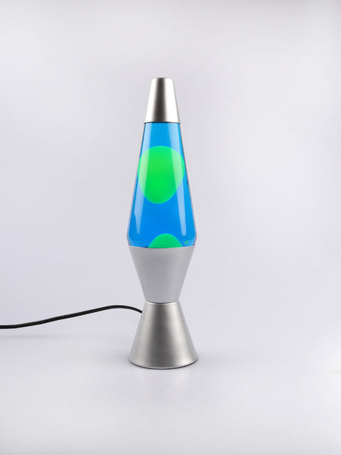 Liquid Lamp Silver / Blue / Yellow