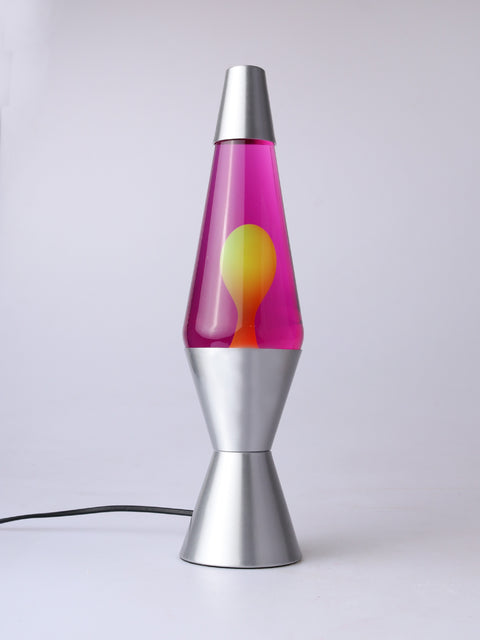 Liquid Lamp Silver / Purple / Yellow