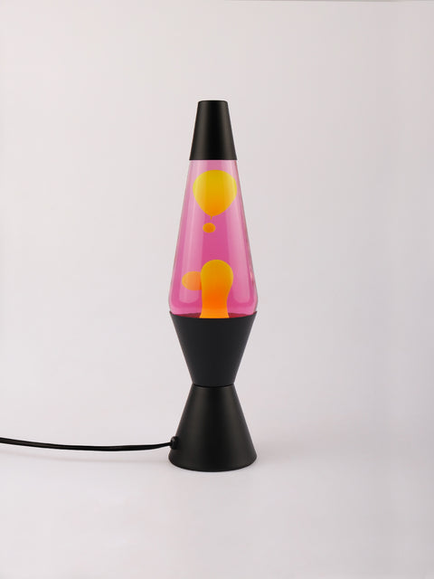 Liquid Lamp Black / Pink / Yellow