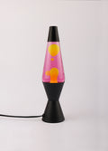 Yellow Wax Liquid Lamp - Black Base | One Colour-Image 3