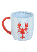 You Are My Lobster Striped Mug | One Colour-Image 2
