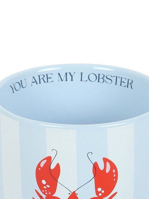 You Are My Lobster Striped Mug