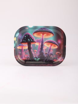 Cosmic Rolling Tray Metal 18 X 14 Cm - Shrooms