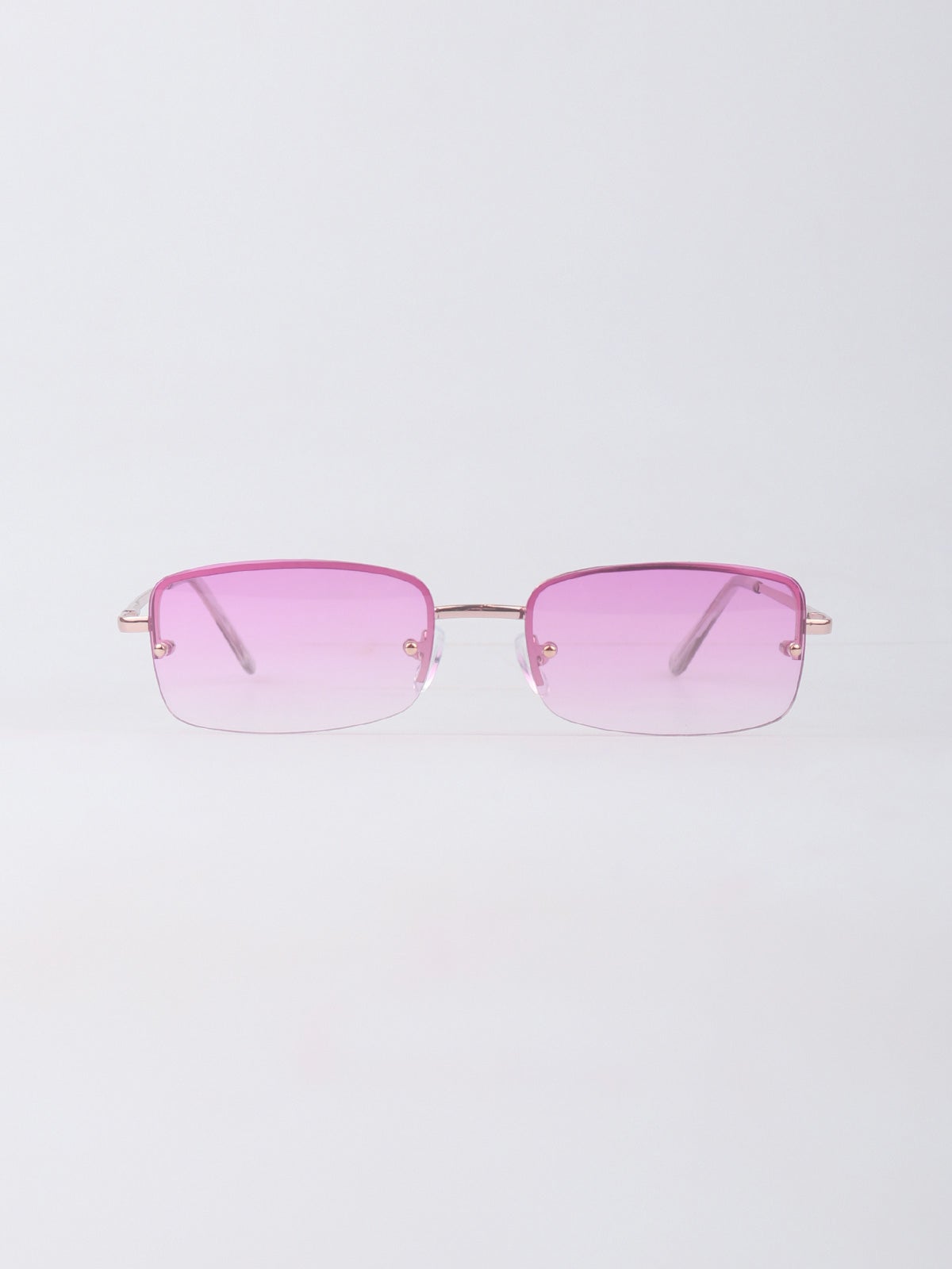 Pink hotsell rectangle sunglasses