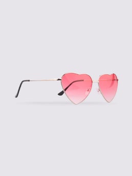 Occhiali da sole a forma di cuore Loving Ladies Ins Same Paradigm Peach  Heart Sunglasses (Rosa)