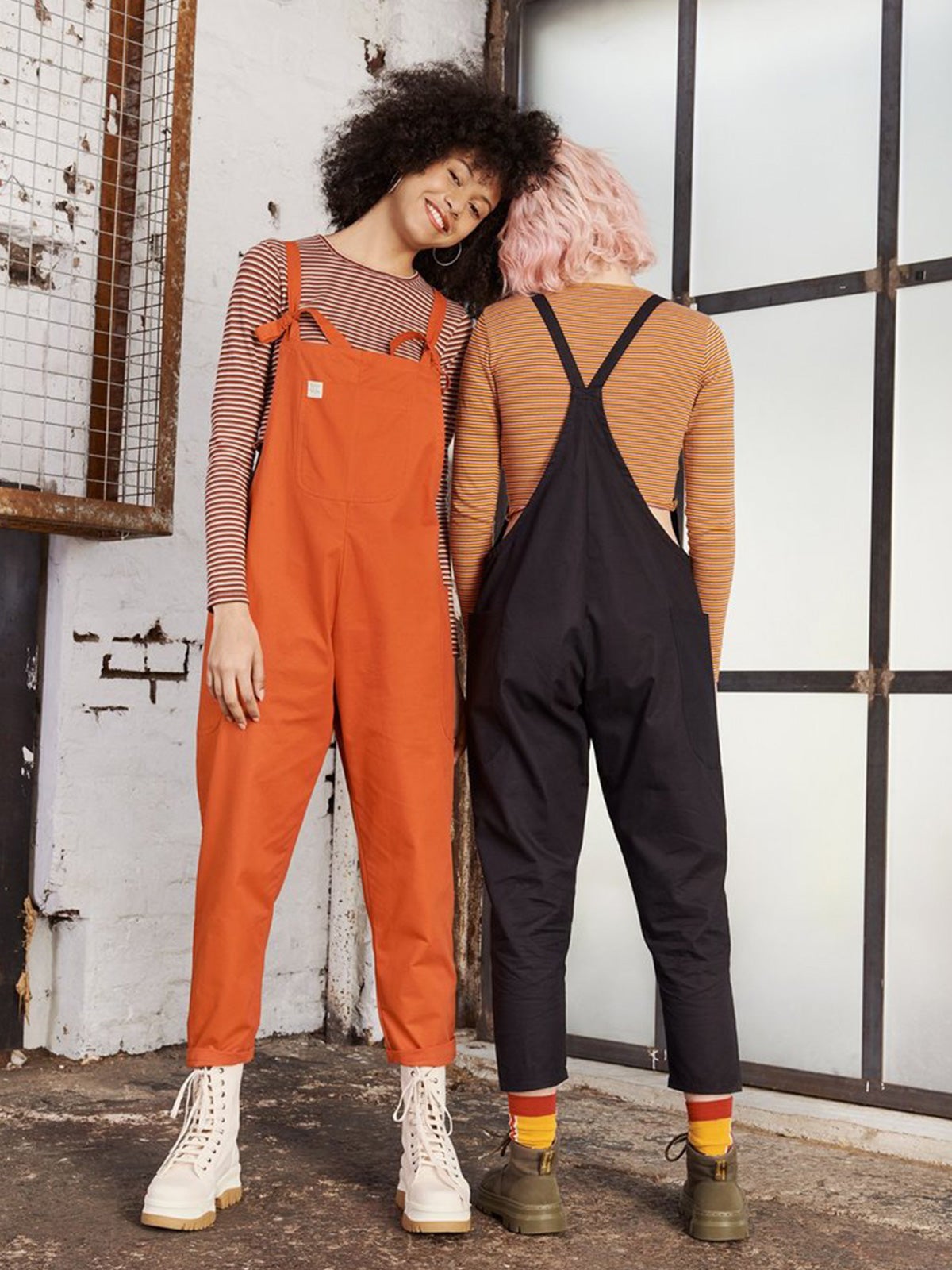 Lucy & Yak Luna Organic Twill Cotton Dungarees Cosmic