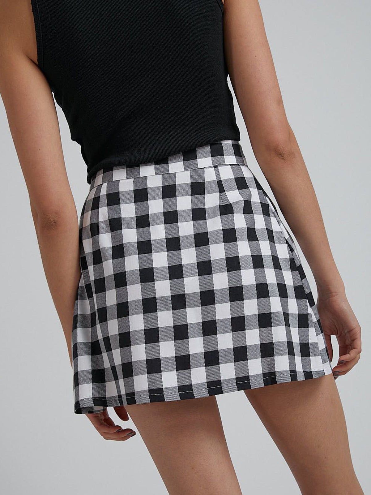 Black and white 2024 checkered skirt extender target